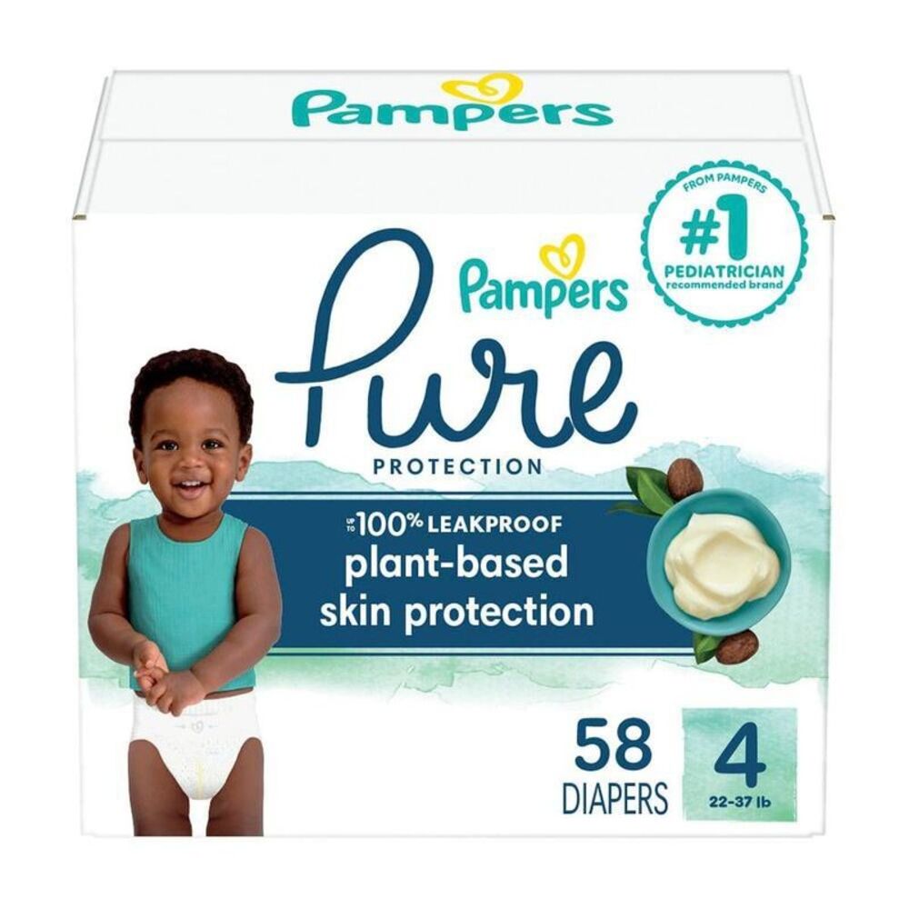 Pampers -  Pure Protection Diapers Super Pack - Size  White